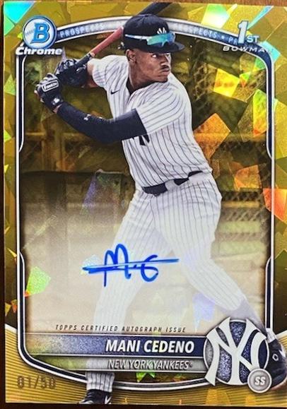 Mani Cedeno [Gold] #CPSA-MCE