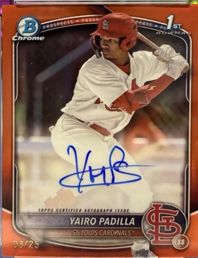 Yairo Padilla [Orange] #CPSA-YP