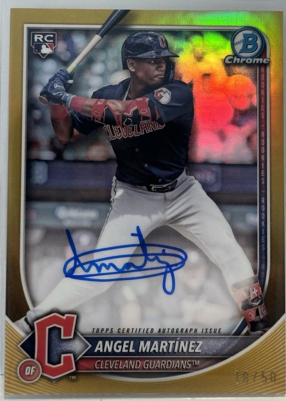 Angel Martinez [Gold Refractor] #CRA-AM