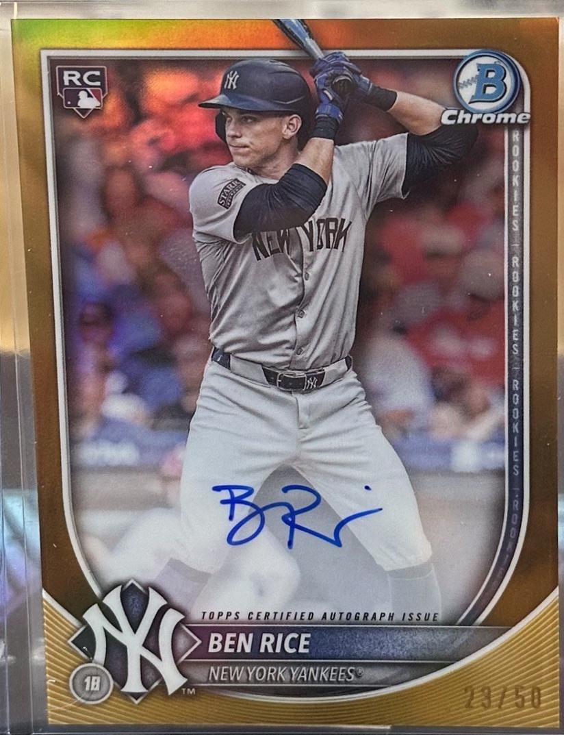 Ben Rice [Gold Refractor] #CRA-BR