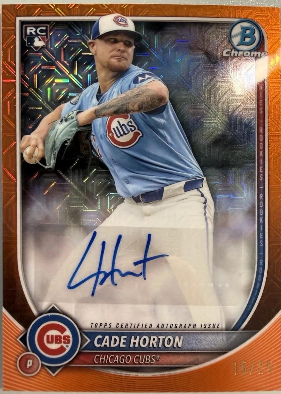 Cade Horton [Orange Mojo Refractor] #CRA-CH