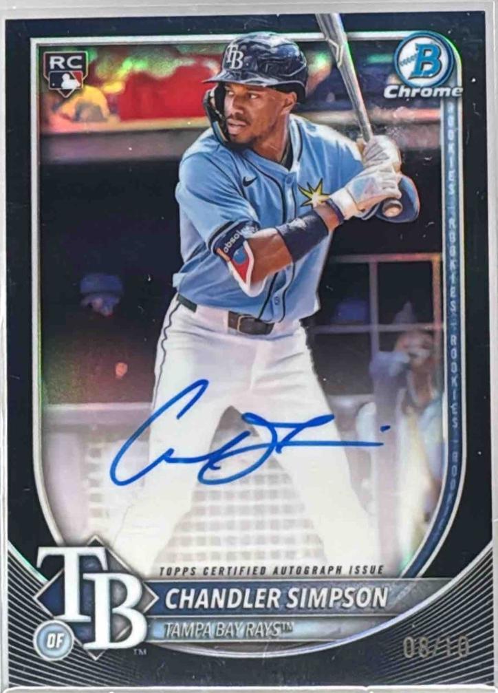 Chandler Simpson [Black Refractor] #CRA-CS