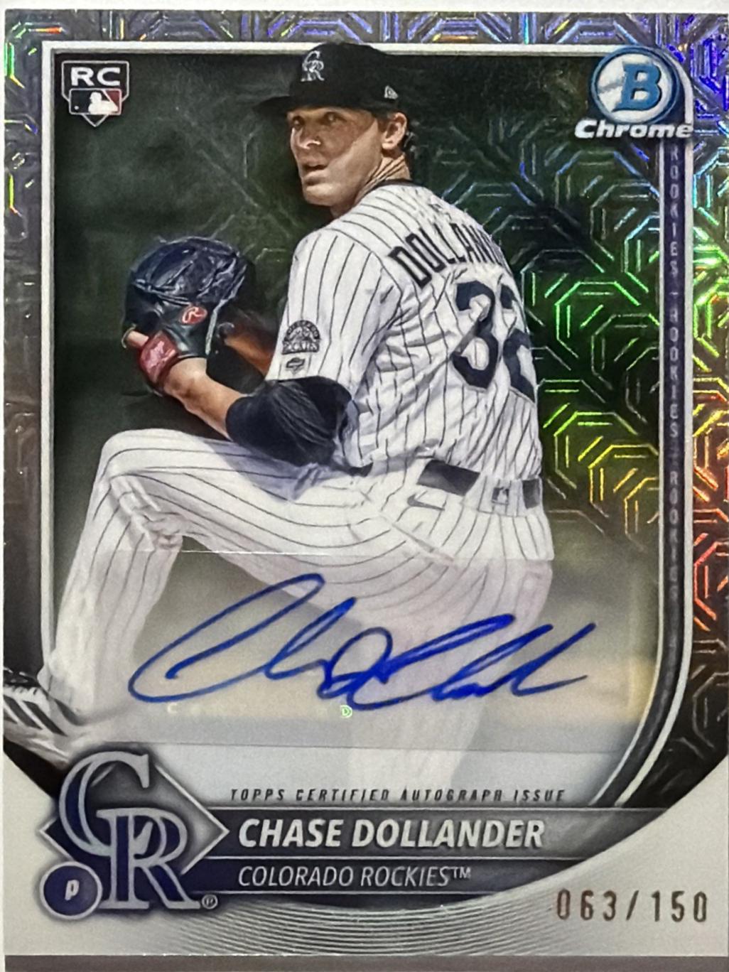 Chase Dollander [Orange Mojo Refractor] #CRA-CD