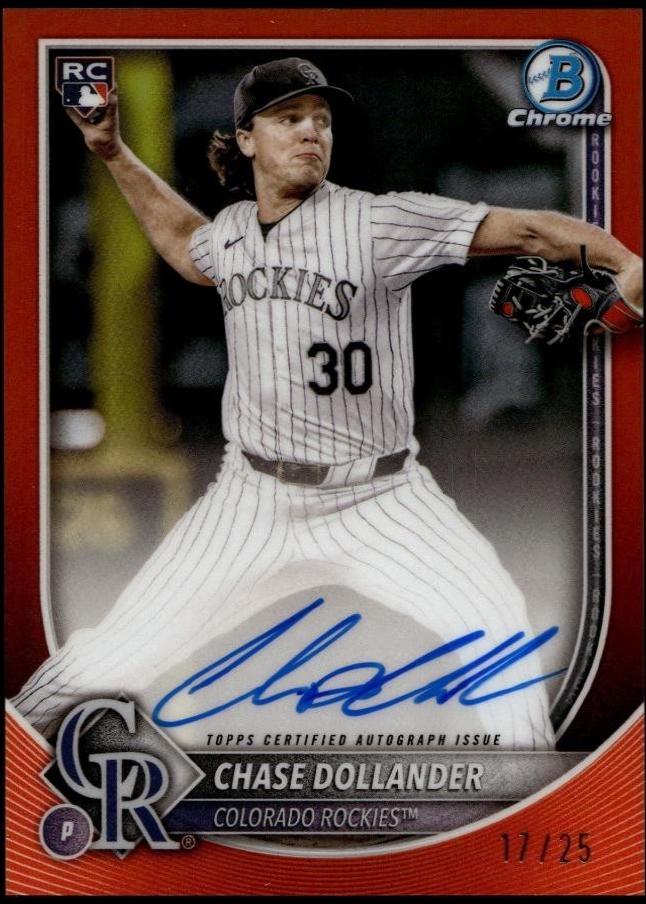 Chase Dollander [Orange Refractor] #CRA-CD
