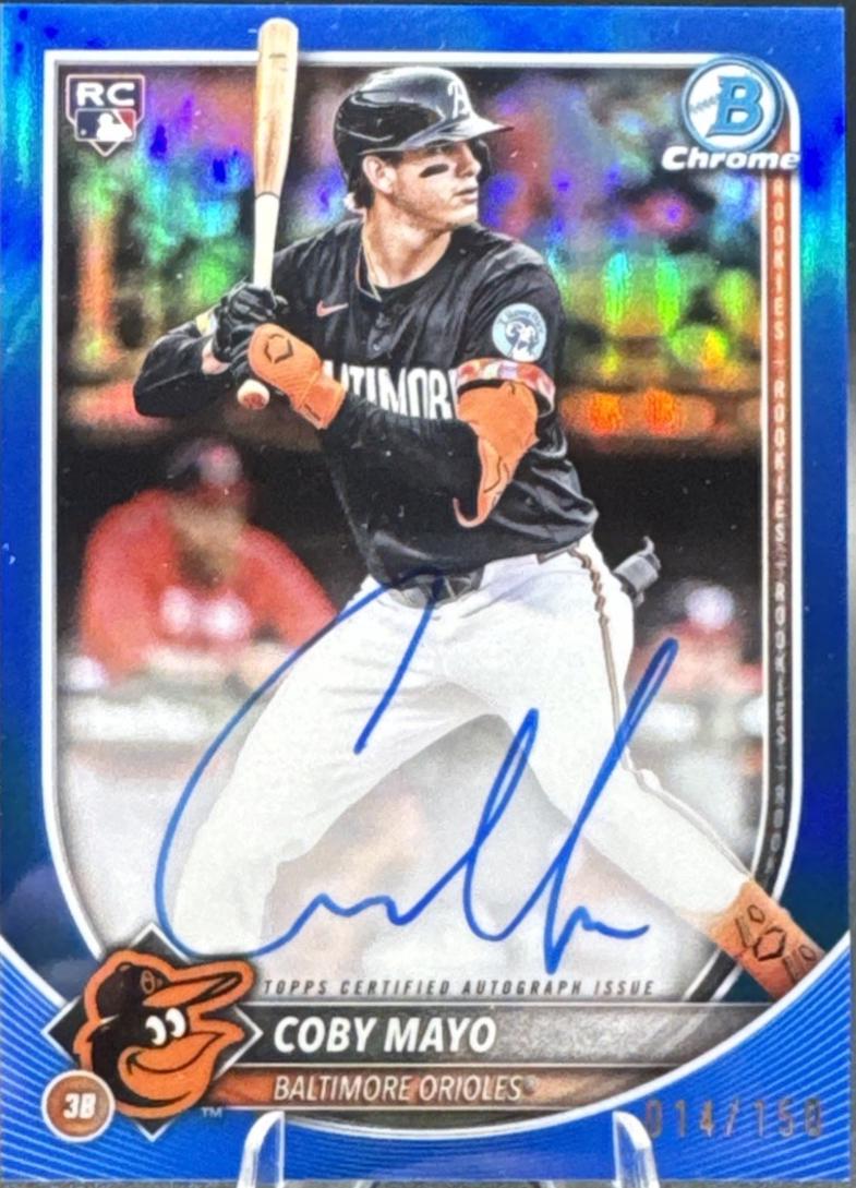 Coby Mayo [Blue Refractor] #CRA-CM