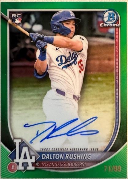 Dalton Rushing [Green Refractor] #CRA-DR