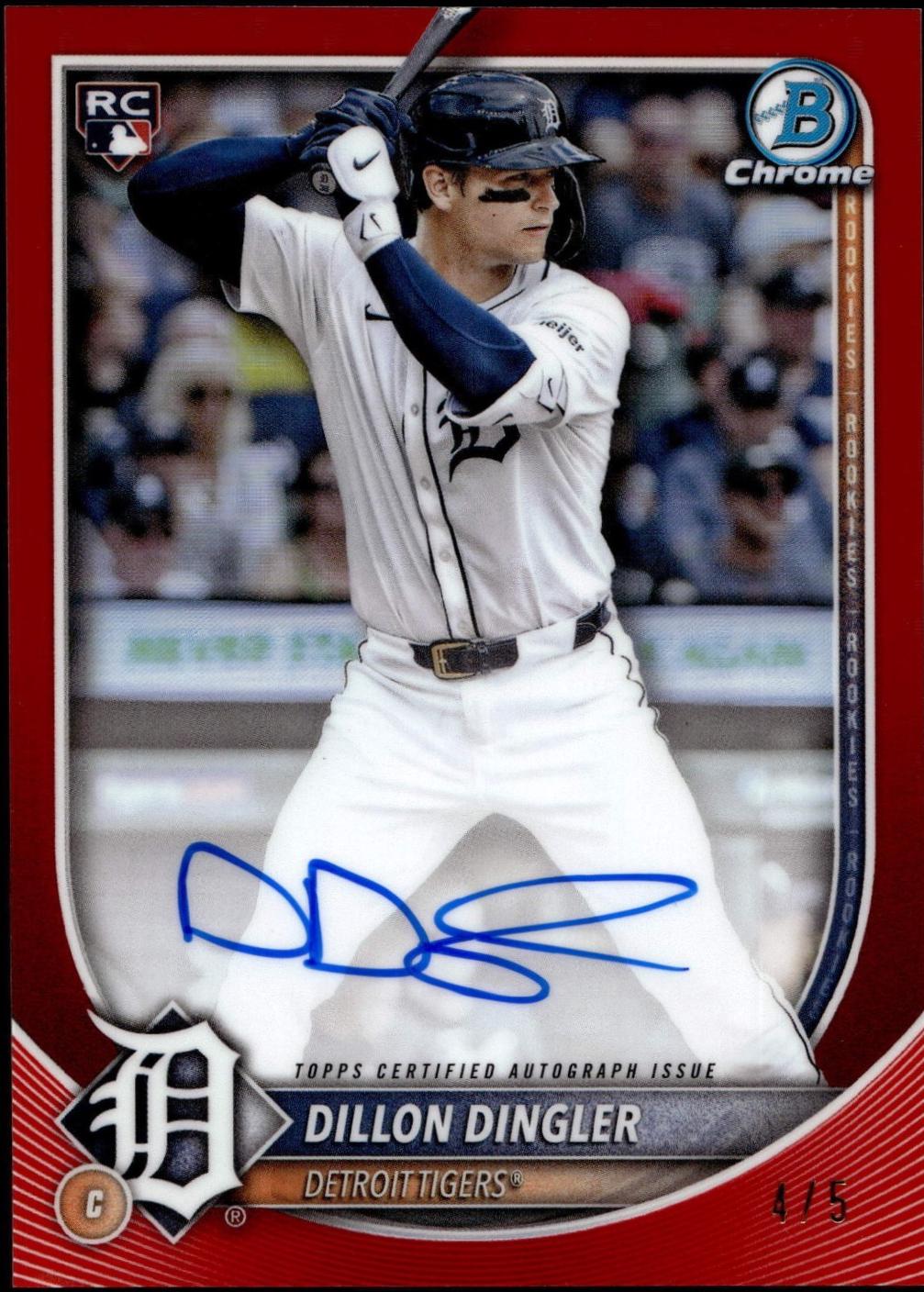 Dillon Dingler [Red Refractor] #CRA-DD