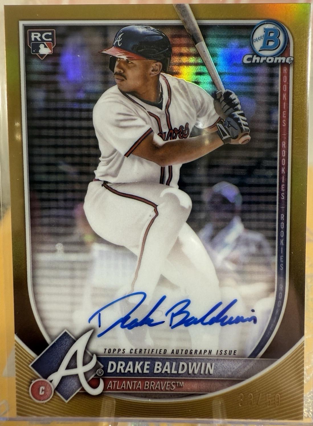 Drake Baldwin [Gold Refractor] #CRA-DB