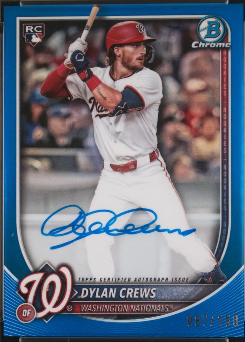 Dylan Crews [Blue Refractor] #CRA-DC