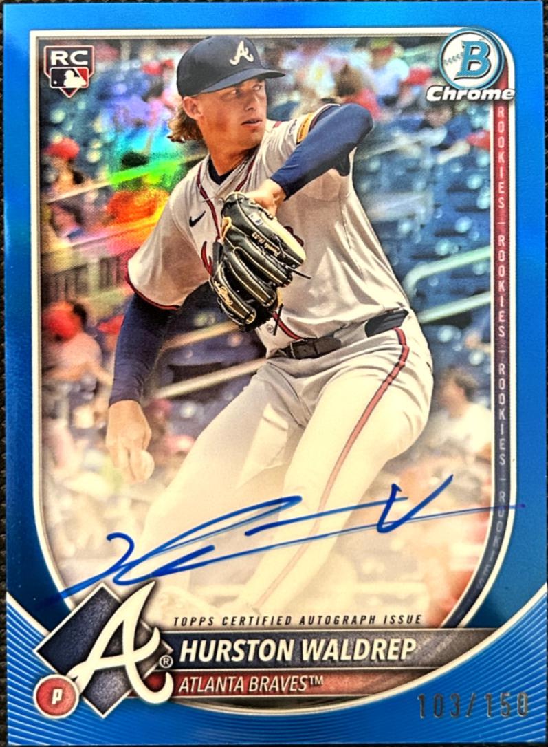 Hurston Waldrep [Blue Refractor] #CRA-HW