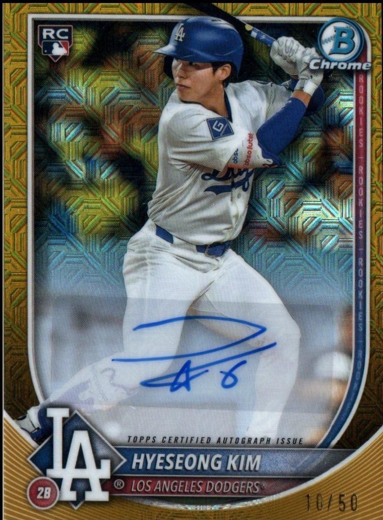 Hyeseong Kim [Gold Refractor] #CRA-HK