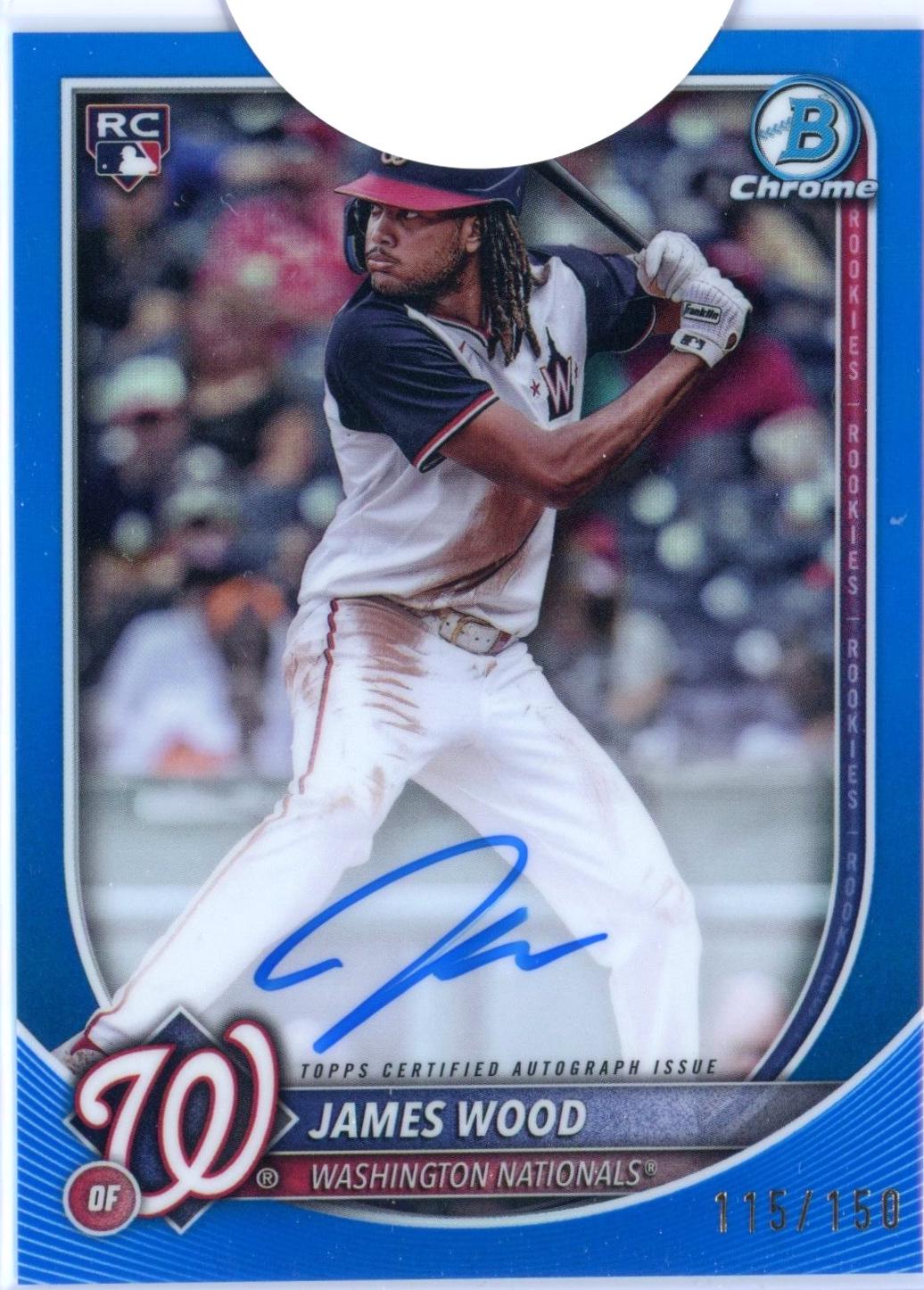 James Wood [Blue Refractor] #CRA-JWO