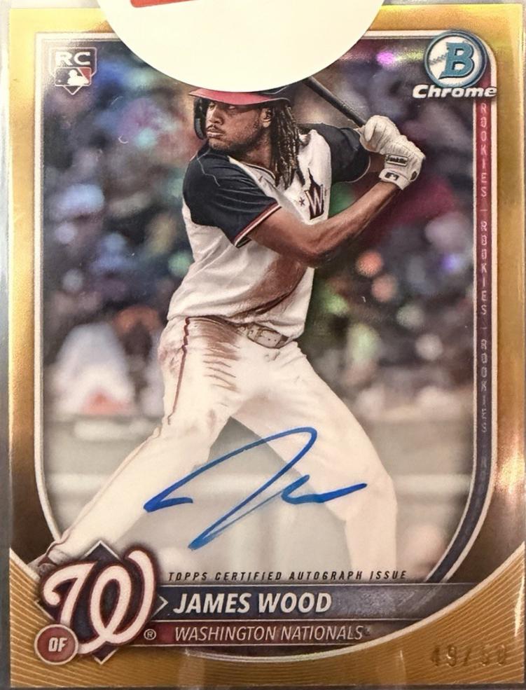 James Wood [Gold Refractor] #CRA-JWO