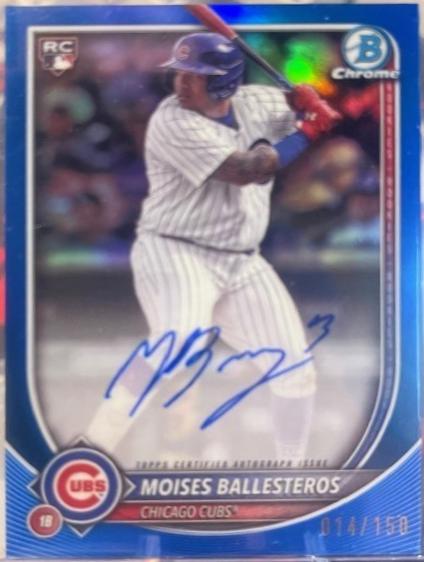 Moises Ballesteros [Blue Refractor] #CRA-MB