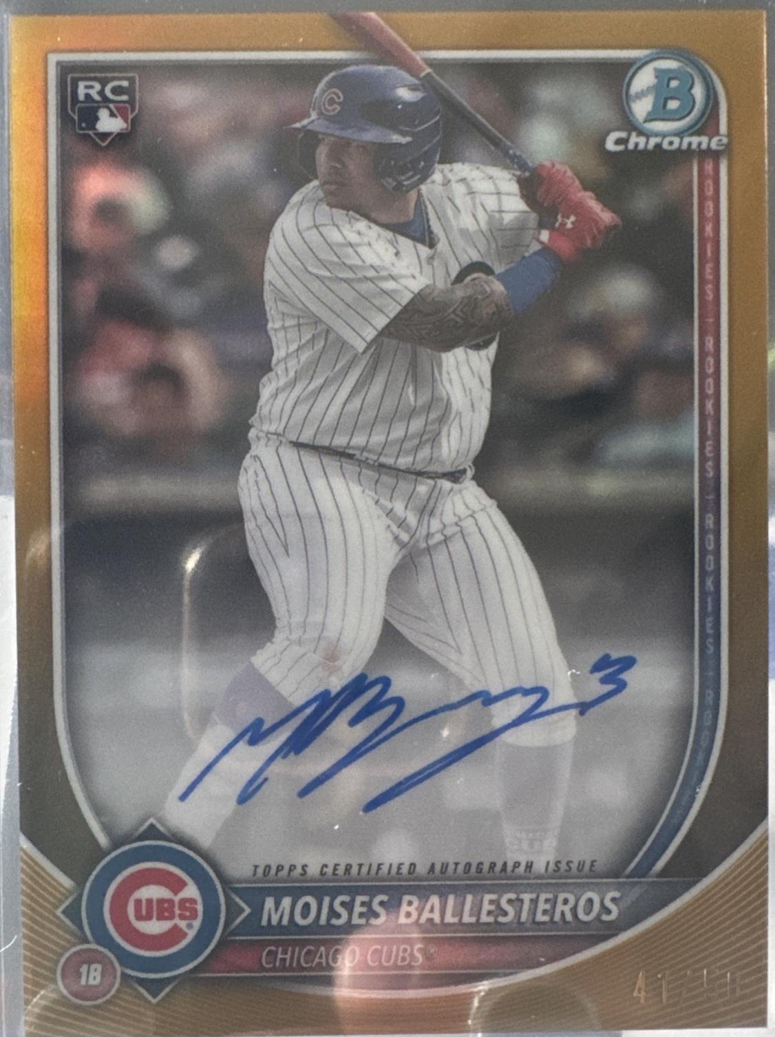 Moises Ballesteros [Gold Refractor] #CRA-MB
