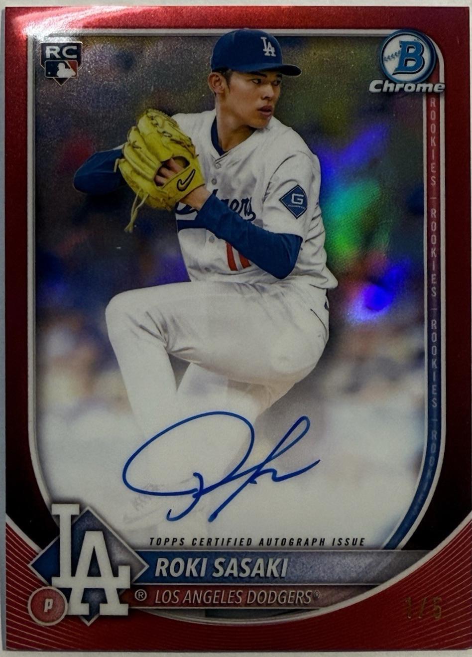 Roki Sasaki [Red Refractor] #CRA-RS
