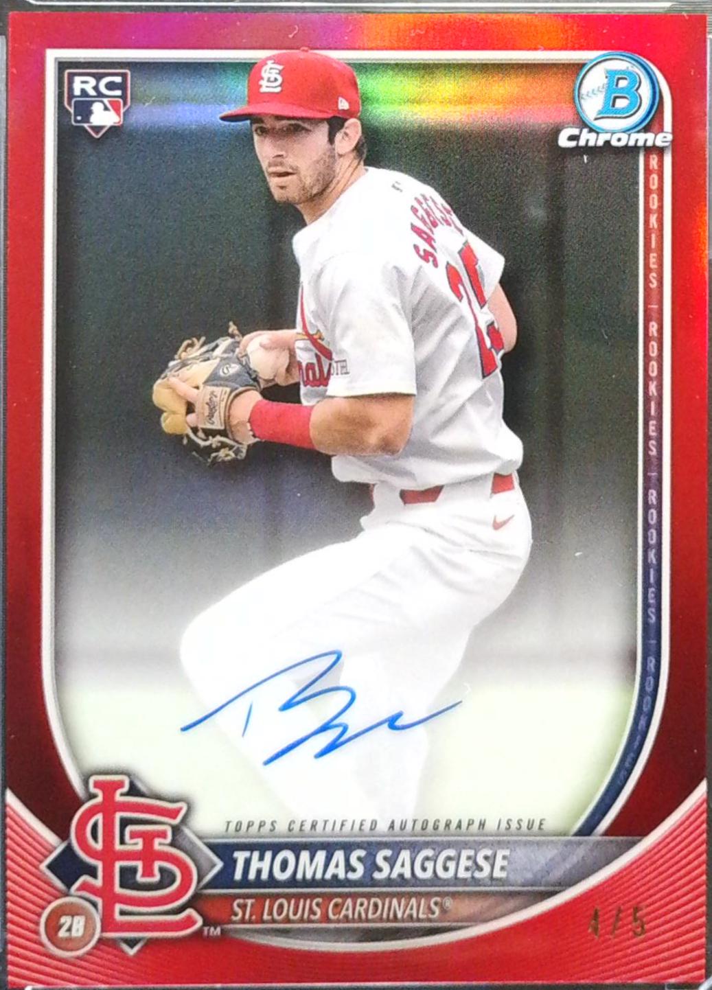 Thomas Saggese [Red Refractor] #CRA-TOS