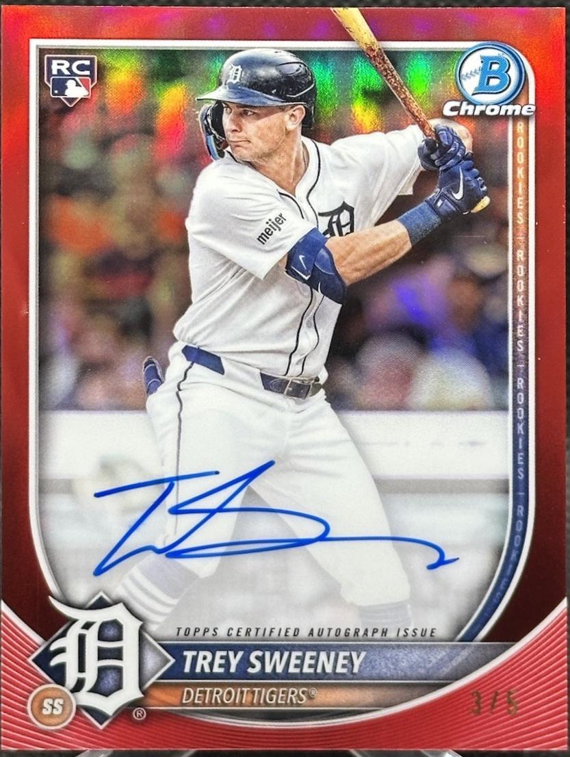 Trey Sweeney [Red Refractor] #CRA-TS