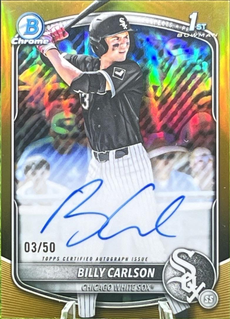 Billy Carlson [Gold Refractor] #CPA-BC