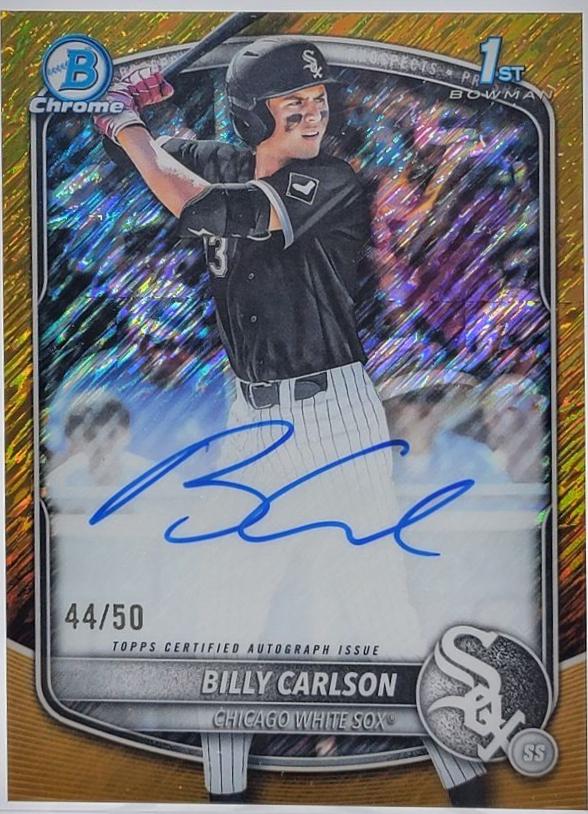 Billy Carlson [Gold Wave Refractor] #CPA-BC