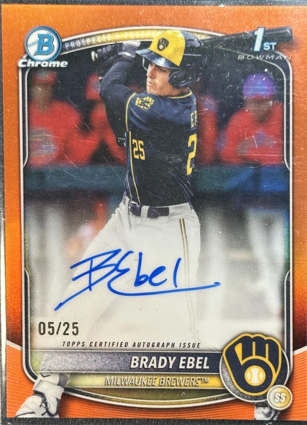 Brady Ebel [Orange Refractor] #CPA-BE