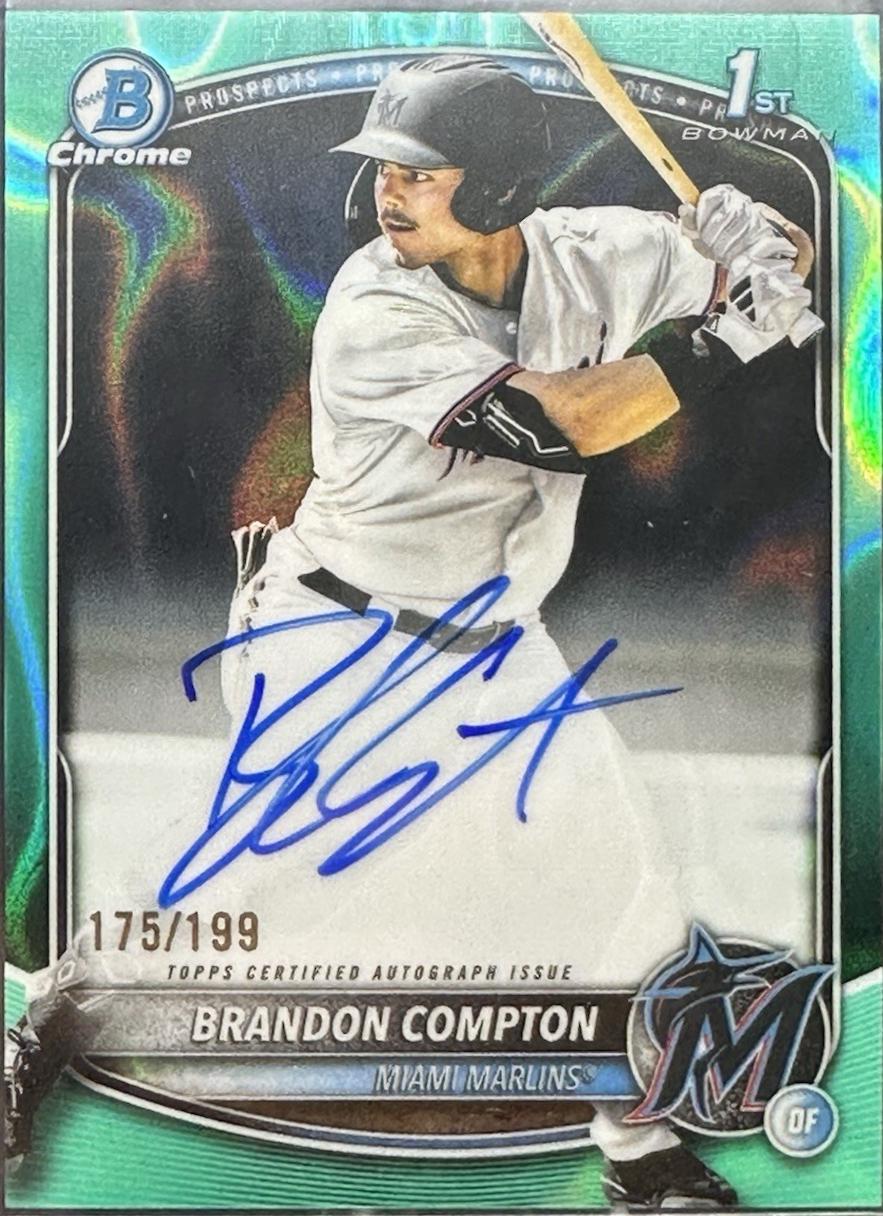 Brandon Compton [Aqua Lava Refractor] #CPA-BCO