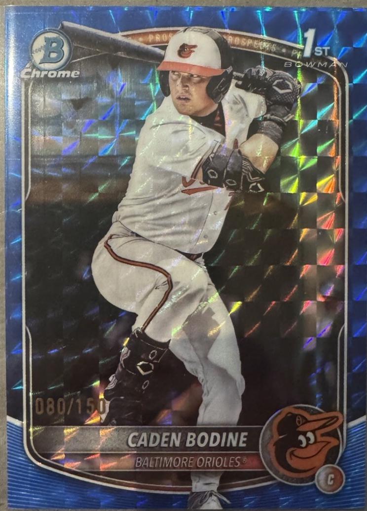 Caden Bodine [Blue Refractor] #CPA-CB