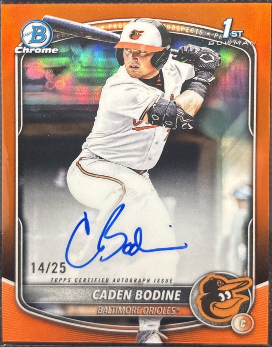 Caden Bodine [Orange Refractor] #CPA-CB