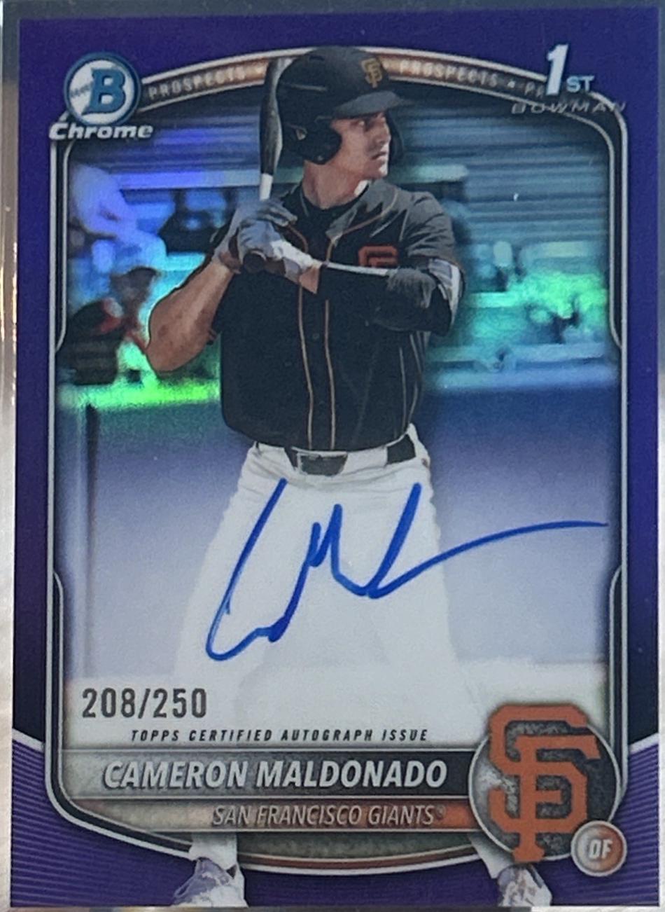 Cameron Maldonado [Purple Refractor] #CPA-CMA