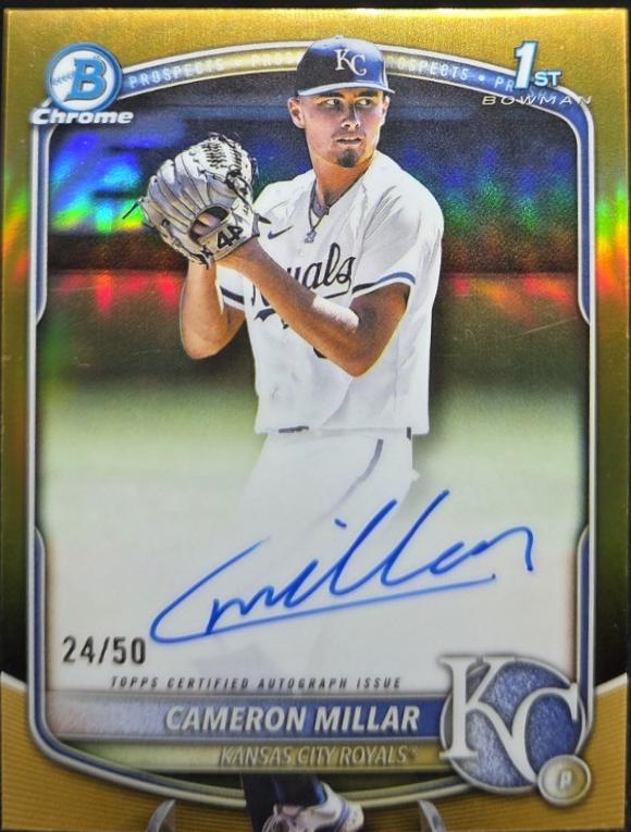 Cameron Millar [Gold Refractor] #CPA-CMI