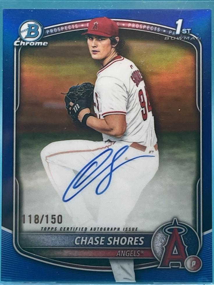 Chase Shores [Blue Refractor] #CPA-CS