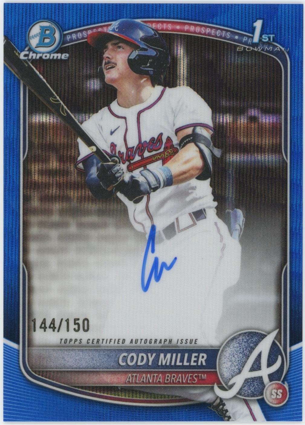 Cody Miller [Blue Wave Refractor] #CPA-CM