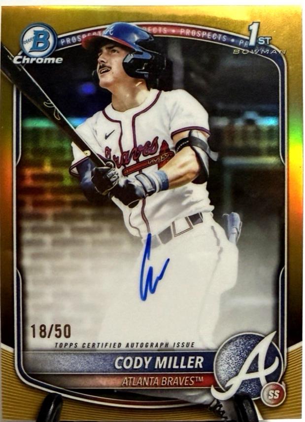 Cody Miller [Gold Refractor] #CPA-CM