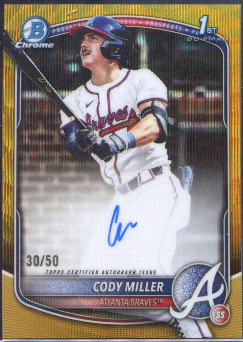 Cody Miller [Gold Wave Refractor] #CPA-CM