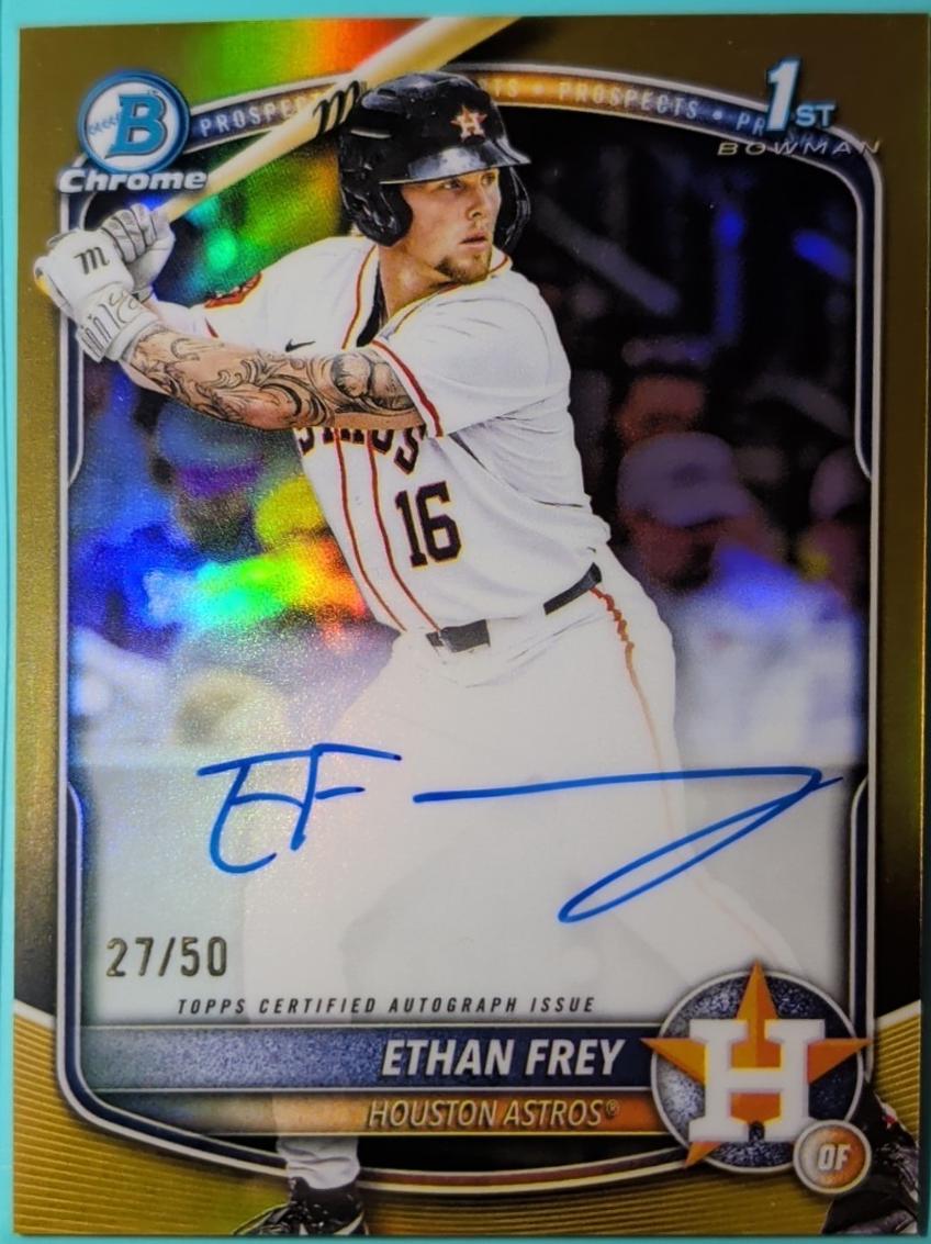 Ethan Frey [Gold Refractor] #CPA-EF