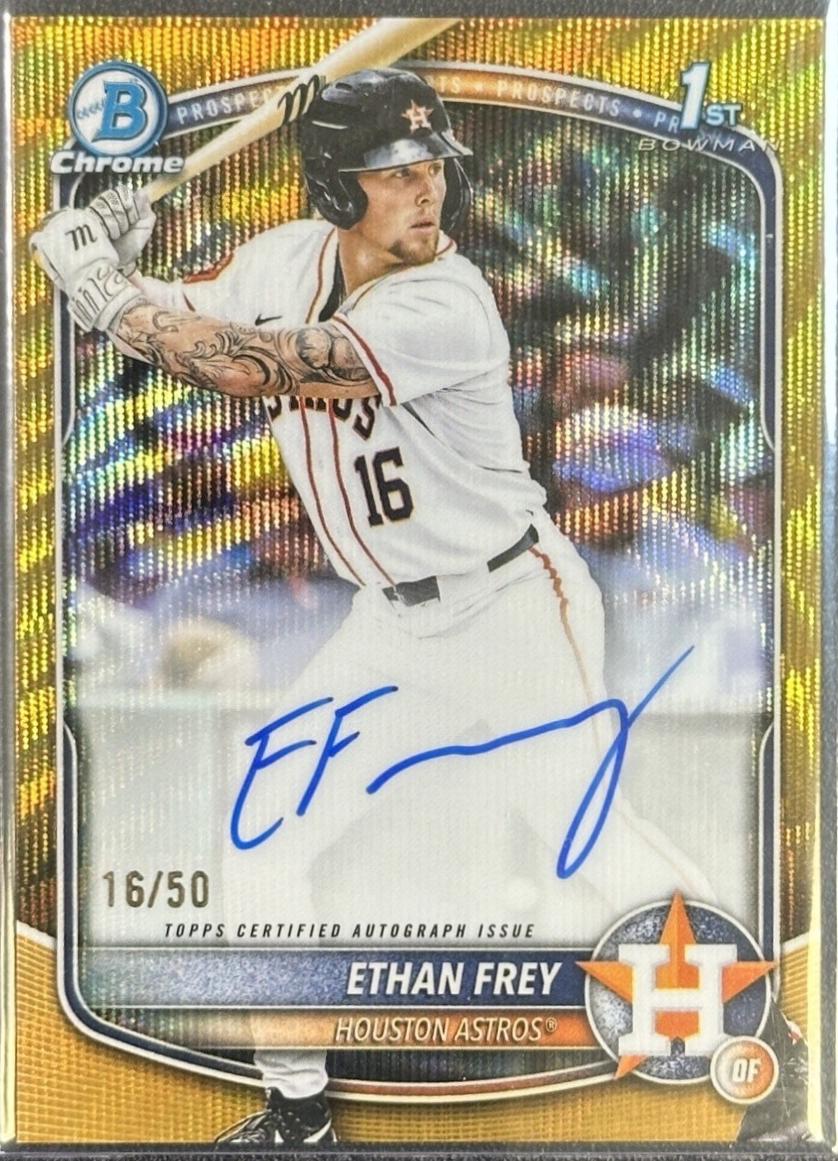 Ethan Frey [Gold Wave Refractor] #CPA-EF