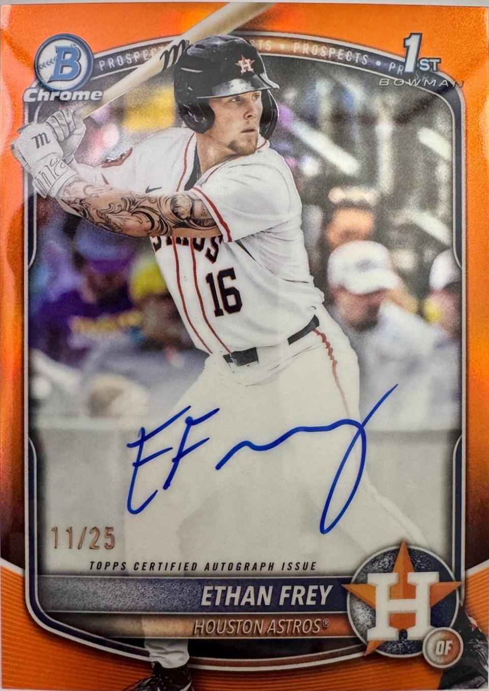 Ethan Frey [Orange Refractor] #CPA-EF