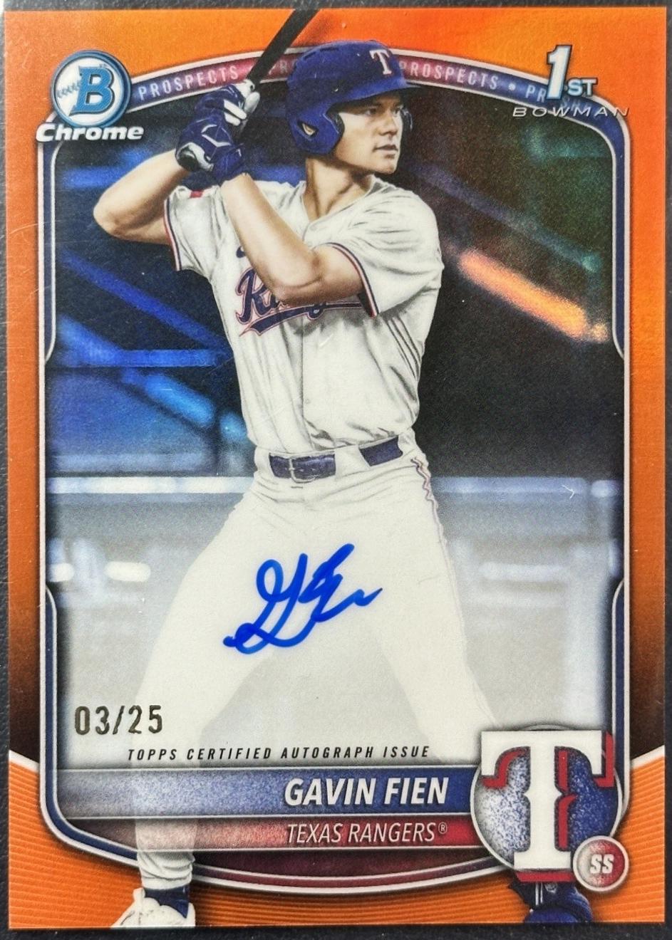 Gavin Fien [Orange Refractor] #CPA-GF