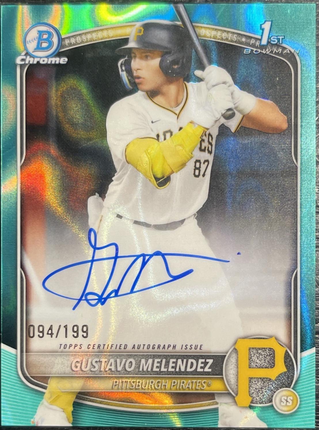 Gustavo Melendez [Aqua Lava Refractor] #CPA-GM
