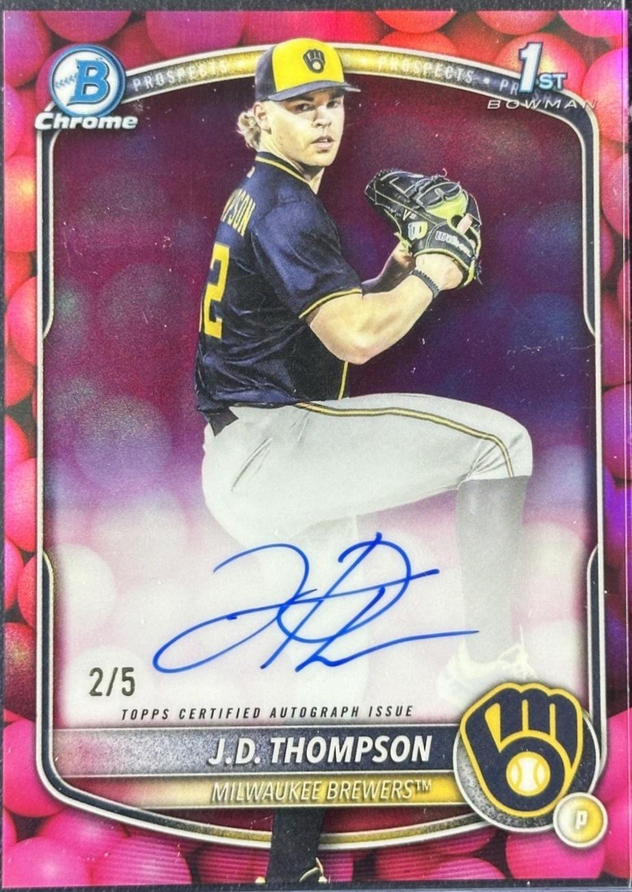 J.D. Thompson [Red Wave Refractor] #CPA-JT