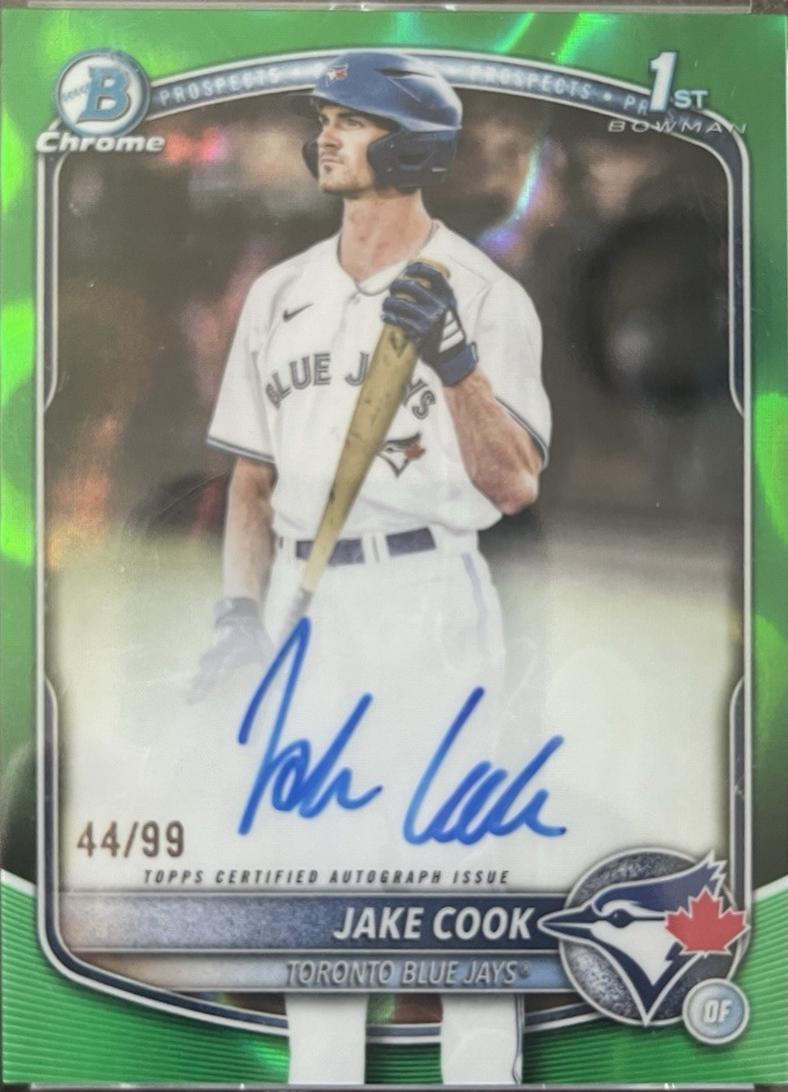 Jake Cook [Green Lava Refractor] #CPA-JC