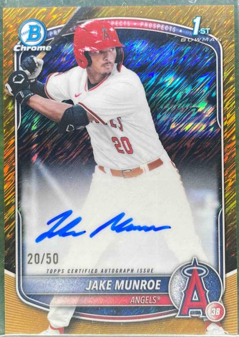 Jake Munroe [Gold Shimmer Refractor] #CPA-JMU