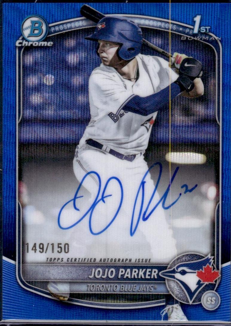 JoJo Parker [Blue Refractor] #CPA-JP