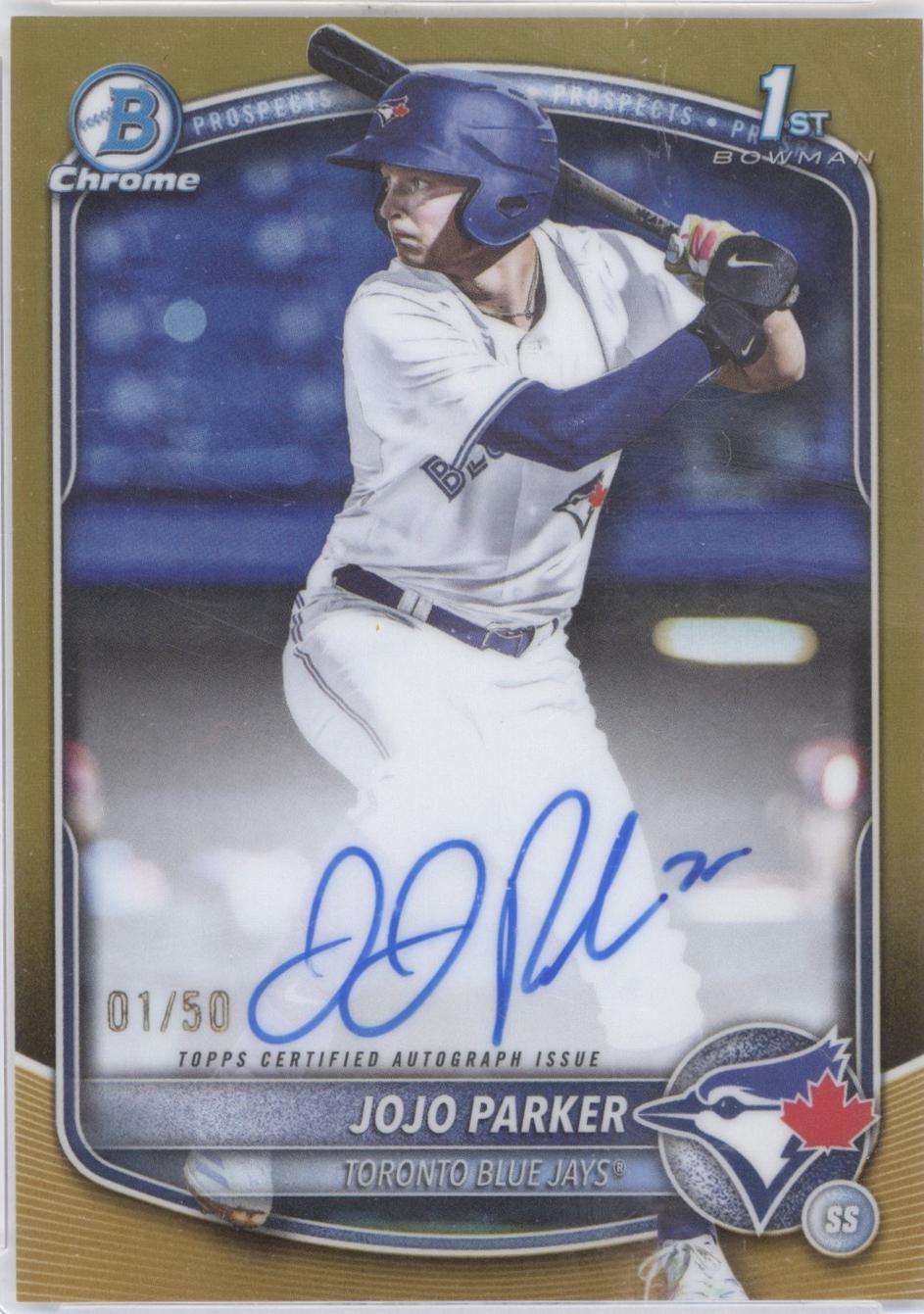 JoJo Parker [Gold Refractor] #CPA-JP