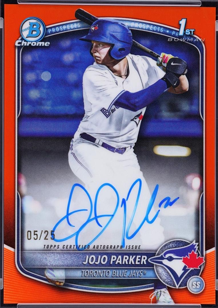 JoJo Parker [Orange Refractor] #CPA-JP