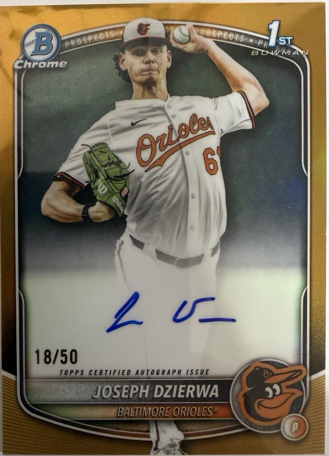 Joseph Dzierwa [Gold Refractor] #CPA-JD