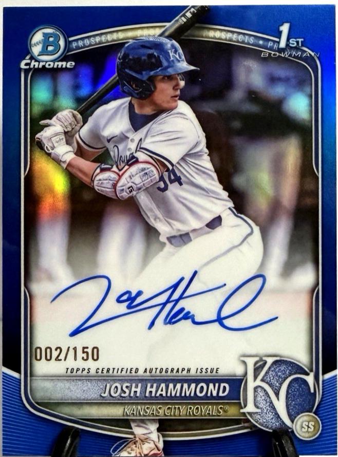 Josh Hammond [Blue Refractor] #CPA-JH