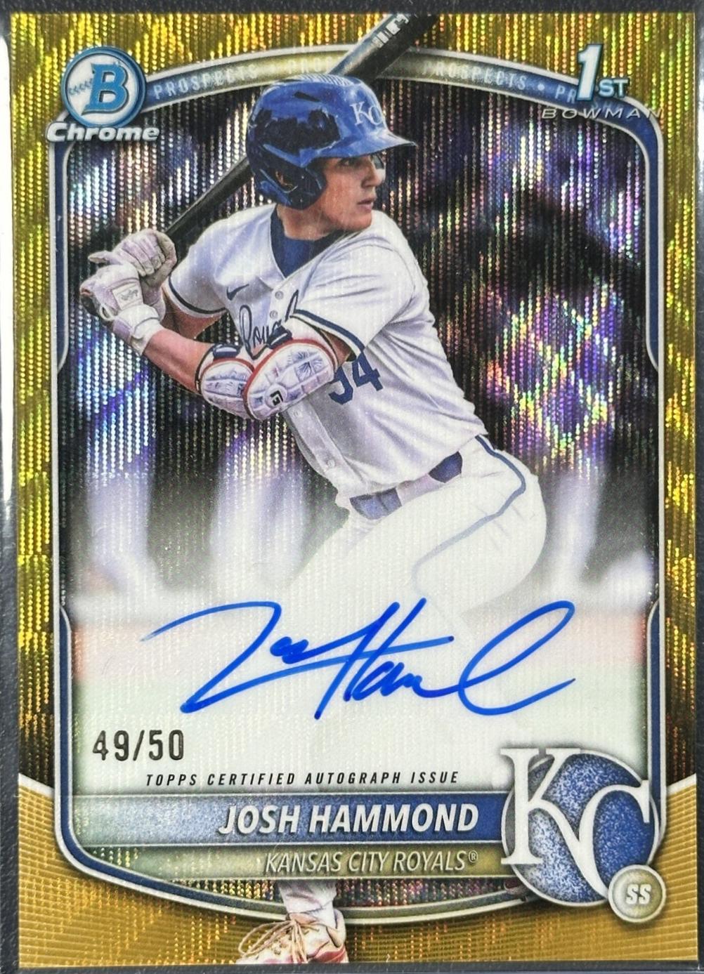 Josh Hammond [Gold Wave Refractor] #CPA-JH