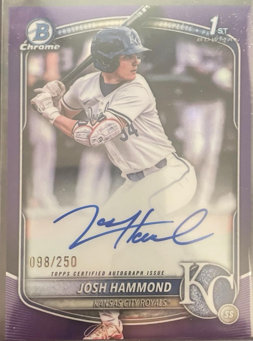 Josh Hammond [Purple Refractor] #CPA-JH