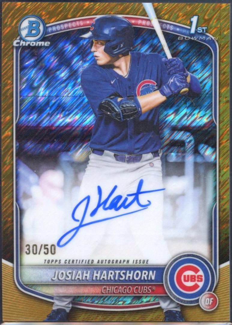 Josiah Hartshorn [Gold Refractor] #CPA-JHA